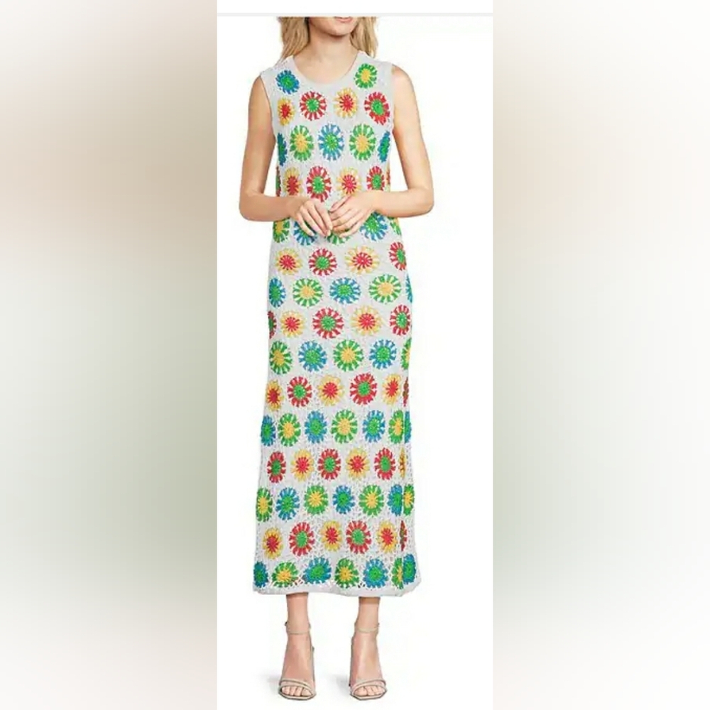 J.Marie Macie Crochet Midi Dress